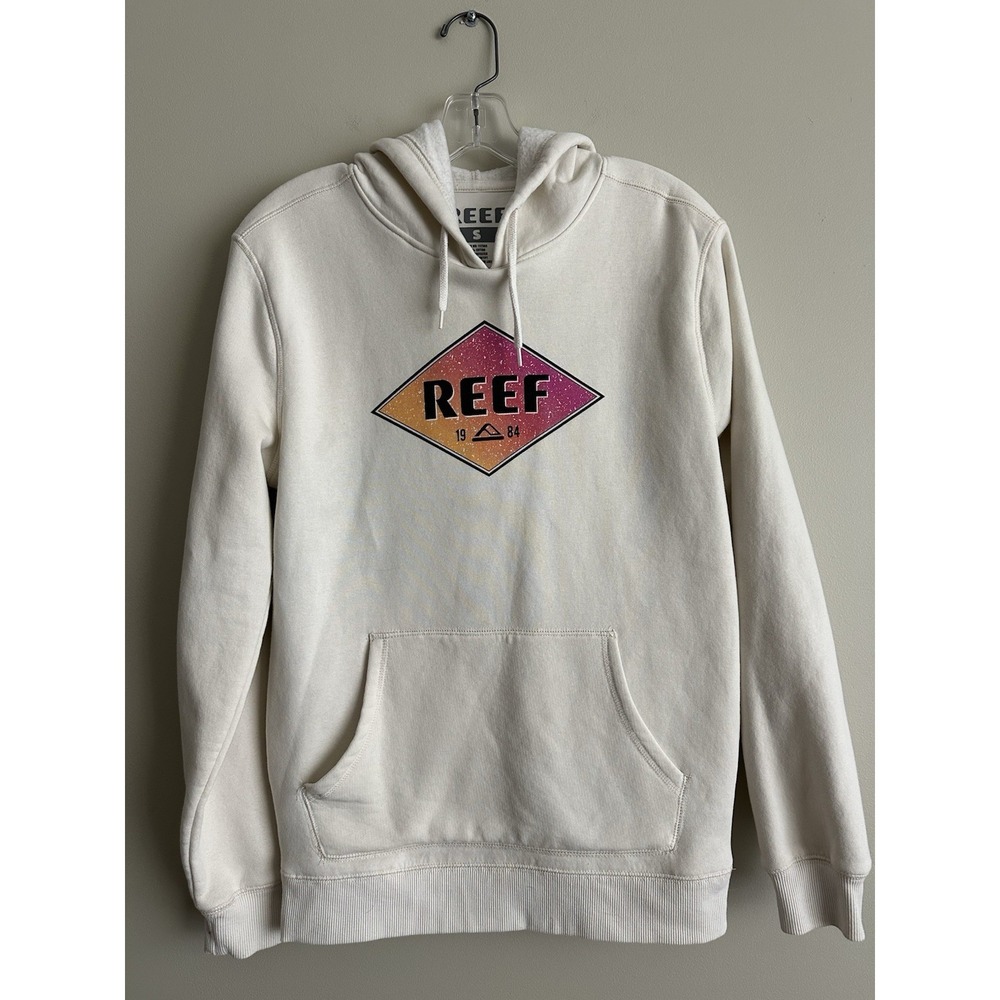 REEF Cream Hoodie; Size‎ Small